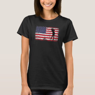 USA American Flag Golf Lover 4. Juli Patriotic Go T-Shirt