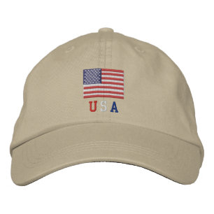 USA American Flag Hat - 4. Juli Bestickte Kappe