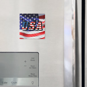 USA - American Flag Kühlschrankmagnet Magnet