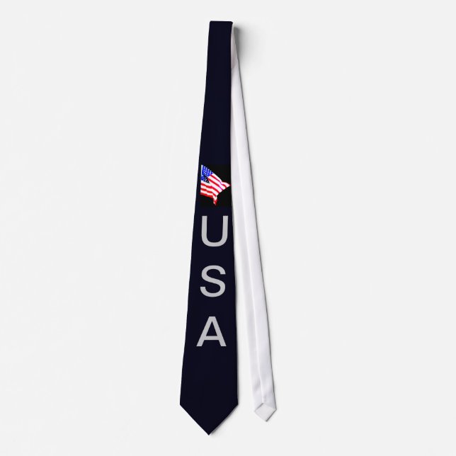 USA American Flag Men's Patriotic 4. Juli Krawatte (Vorderseite)