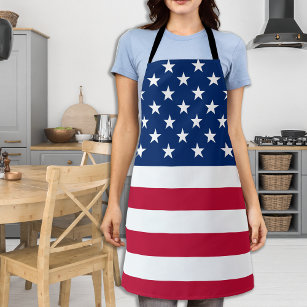 USA American Flag Stars Stripes Patriotic GRILLEN Schürze