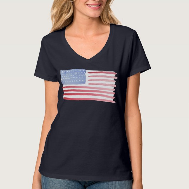 USA American Flag T - Shirt (Vorderseite)