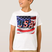 USA - American Flag T - Shirt
