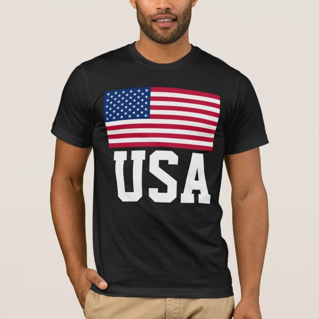 USA AMERICAN FLAG T - SHIRT T-SHIRTS (Vorderseite)