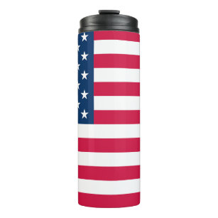 USA/American Flag Thermal Tumbler Thermosbecher