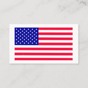 USA American US Flag Business Card Visitenkarte