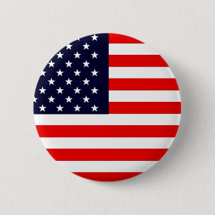 USA AMERICAN US FLAG Series Button
