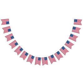 USA American Wedding Wimpelkette