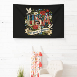 USA Amerika 1776-2026 250 Jahre Freiheit Banner
