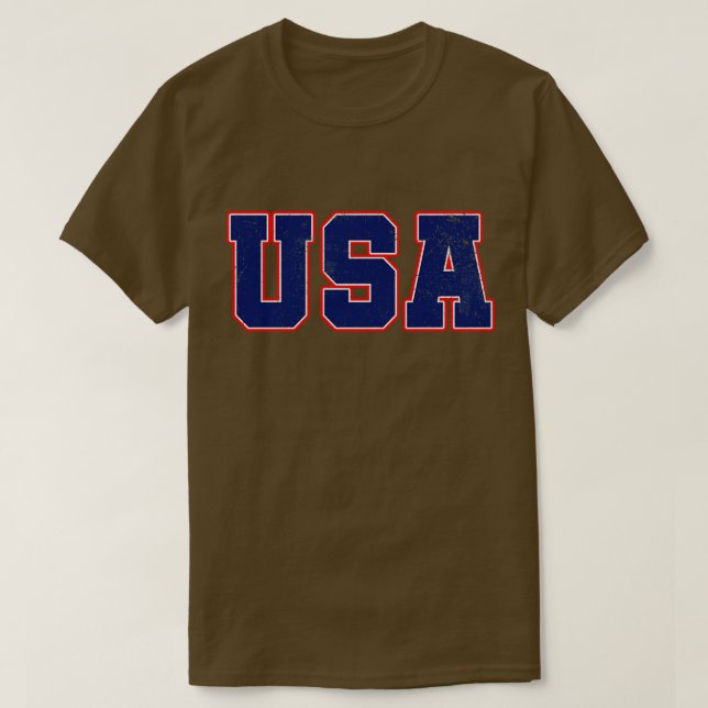 USA Amerika 1 T-Shirt (Design vorne)