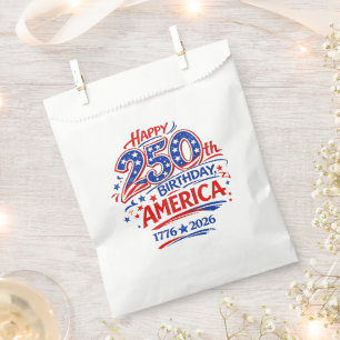 USA Amerika 250. Jahrestag Patriotisch Geschenktütchen