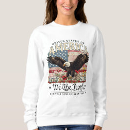 USA Amerika 250. Jubiläum Adler Sweatshirt