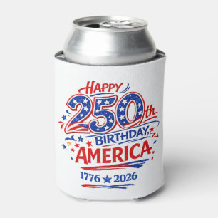 USA Amerika 250. Jubiläum Patriotisch Dosenkühler