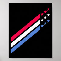 Usa Amerikanisch Patriotisch Rot Weiß Blau Sterne