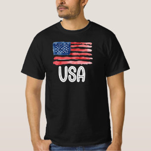 USA Amerikanische Flagge, 4. Juli  T-Shirt