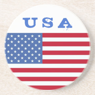USA-Amerikanische Flagge 4. Juli Untersetzer