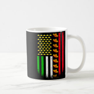 Usa amerikanische Flagge cinco de mayo Flagge mit Kaffeetasse
