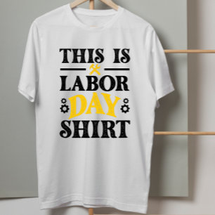 USA Amerikanische Flagge Dies ist mein Labor Day T-Shirt