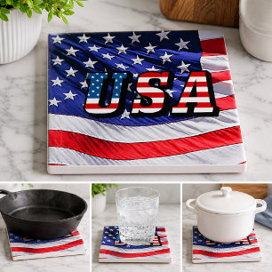 USA - Amerikanische Flagge Fliese