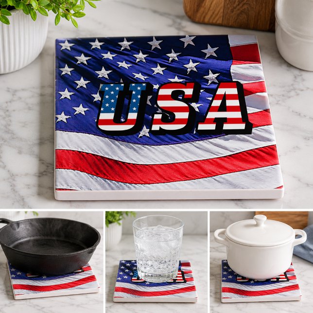 USA - Amerikanische Flagge Fliese (USA - American Flag Tile)