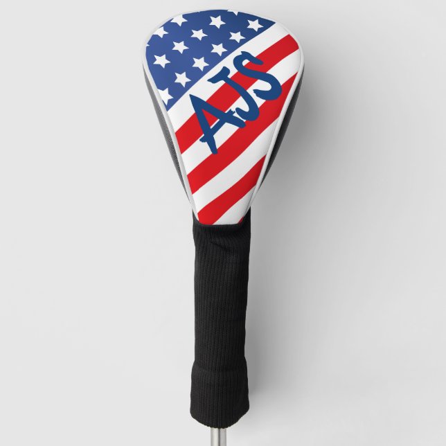 USA-amerikanische Flagge Golf Headcover (Vorderseite)