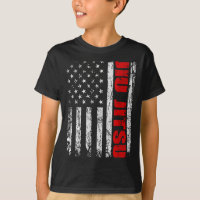 USA Amerikanische Flagge Jiu Jitsu Brasilianisches