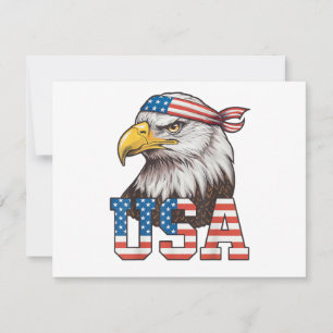 USA Amerikanische Flagge Männer Frauen Kinder Weiß Save The Date