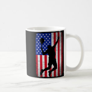 Usa-amerikanische Flagge Tennis für Männer Frauen Kaffeetasse