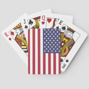USA & Amerikanische Flagge, Vereinigte Staaten Spi Spielkarten