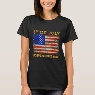 Usa Amerikanische Flagge Vintage Hockey Torwartmas T-Shirt