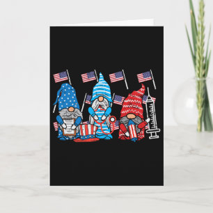 Usa Amerikanische Flagge Vintage Sonnenblume Glück Karte
