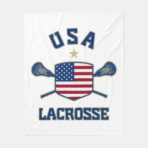 USA amerikanische Lacrosse-Decke Fleecedecke
