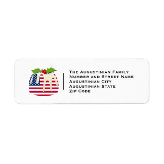 USA - AMERIKANISCHE Weihnachtsfeier Rücksendeadres