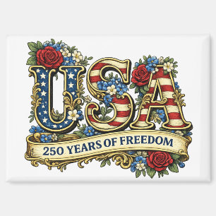 USA Amerikas 250. Jubiläum Magnet