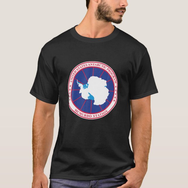 USA Antarktis-Programm Antarktis T-Shirt (Vorderseite)