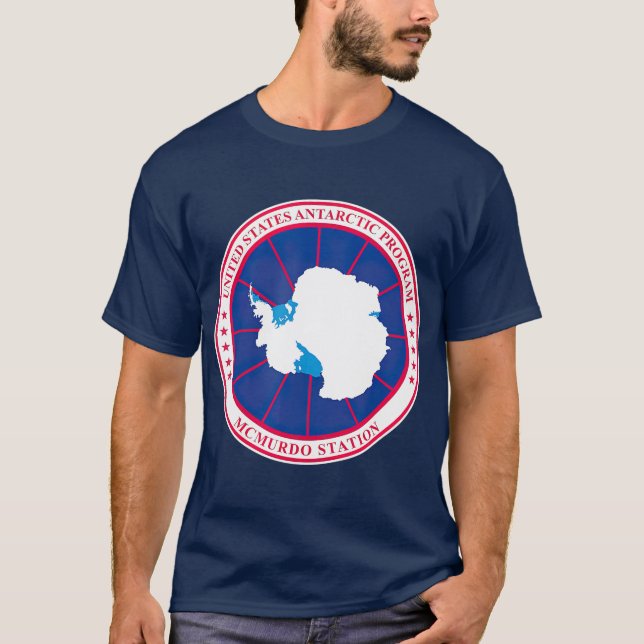 USA Antarktis-Programm Antarktis T-Shirt (Vorderseite)