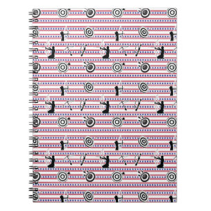 USA Archery Pattern - Silhouette Archers Notizblock