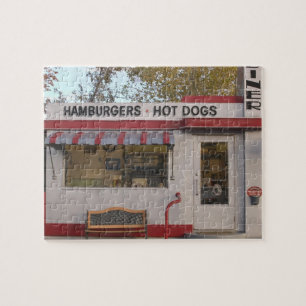 USA, Arizona, Bisbee: Schattiges Dell-Motel, alle Puzzle