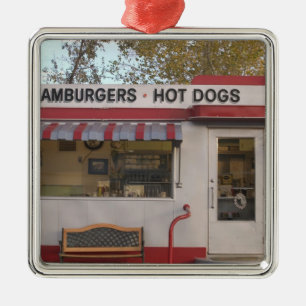 USA, Arizona, Bisbee: Shady Dell Motel, Alle 2 Silbernes Ornament