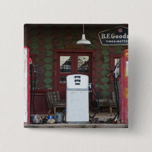 USA, Arizona. Chloride Ghost Town, altes Gas Button