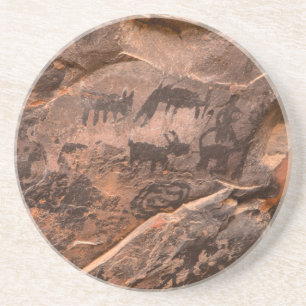 USA, Arizona, Coconino National Forest, Palatki Sandstein Untersetzer