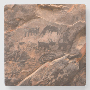 USA, Arizona, Coconino National Forest, Palatki Steinuntersetzer