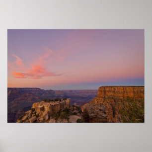 USA, Arizona, Grand Canyon bei Sonnenuntergang Poster