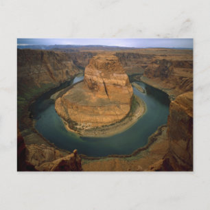 USA, Arizona. Horseshoe Bend zeigt Erosion durch Postkarte