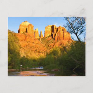 USA, Arizona. Kathedrale Rock bei Sunset Postkarte
