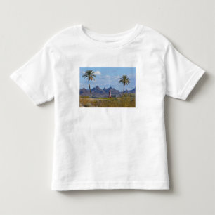USA, Arizona, Lake Havasu City. Leuchtturm daneben Kleinkind T-shirt