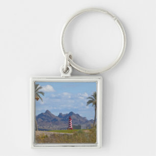 USA, Arizona, Lake Havasu City. Leuchtturm daneben Schlüsselanhänger