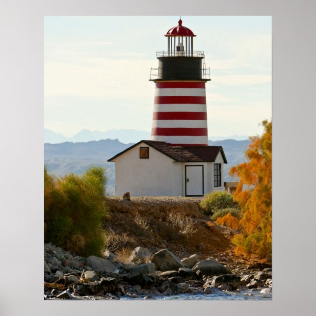 USA, Arizona, Lake Havasu City. Westansicht Poster (Vorne)