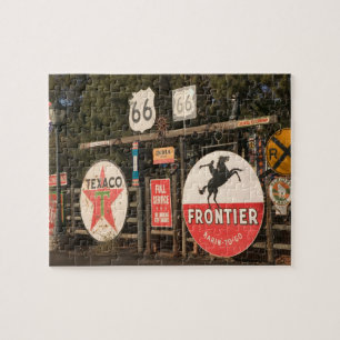 USA, Arizona, Sedona: Antike Werbeschilder Puzzle