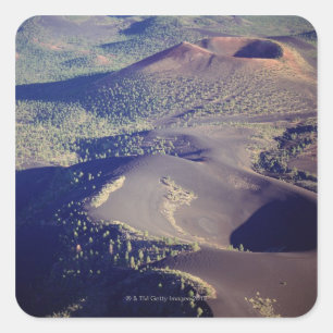 USA, Arizona, Sunset Crater National Monument, Quadratischer Aufkleber